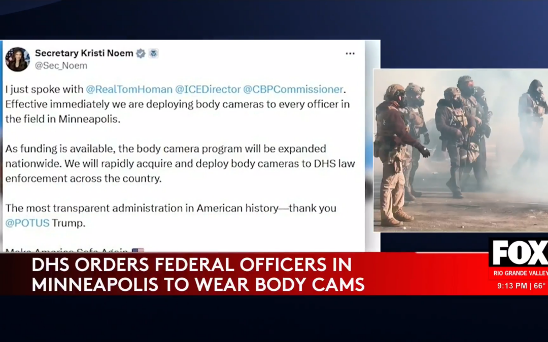 Homeland Security body cameras: Homeland Security’s Move, Body Cameras for Federal Officers in Minneapolis