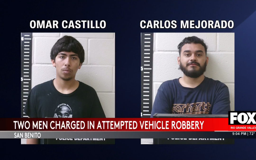 San Benito Crime: Two Men Arrested in Violent Robbery Attempt