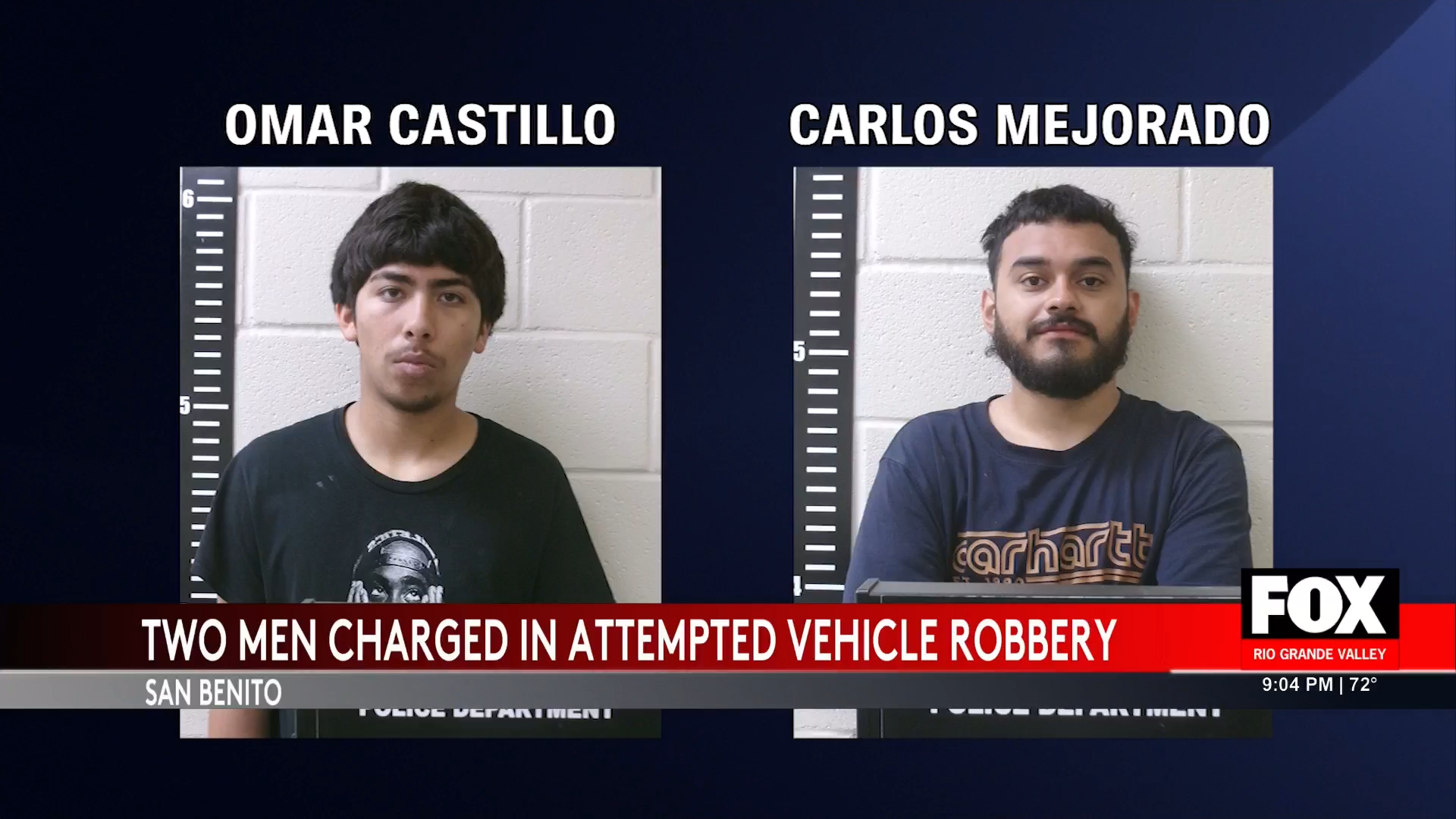 San Benito Crime: Two Men Arrested in Violent Robbery Attempt | FOX RGV