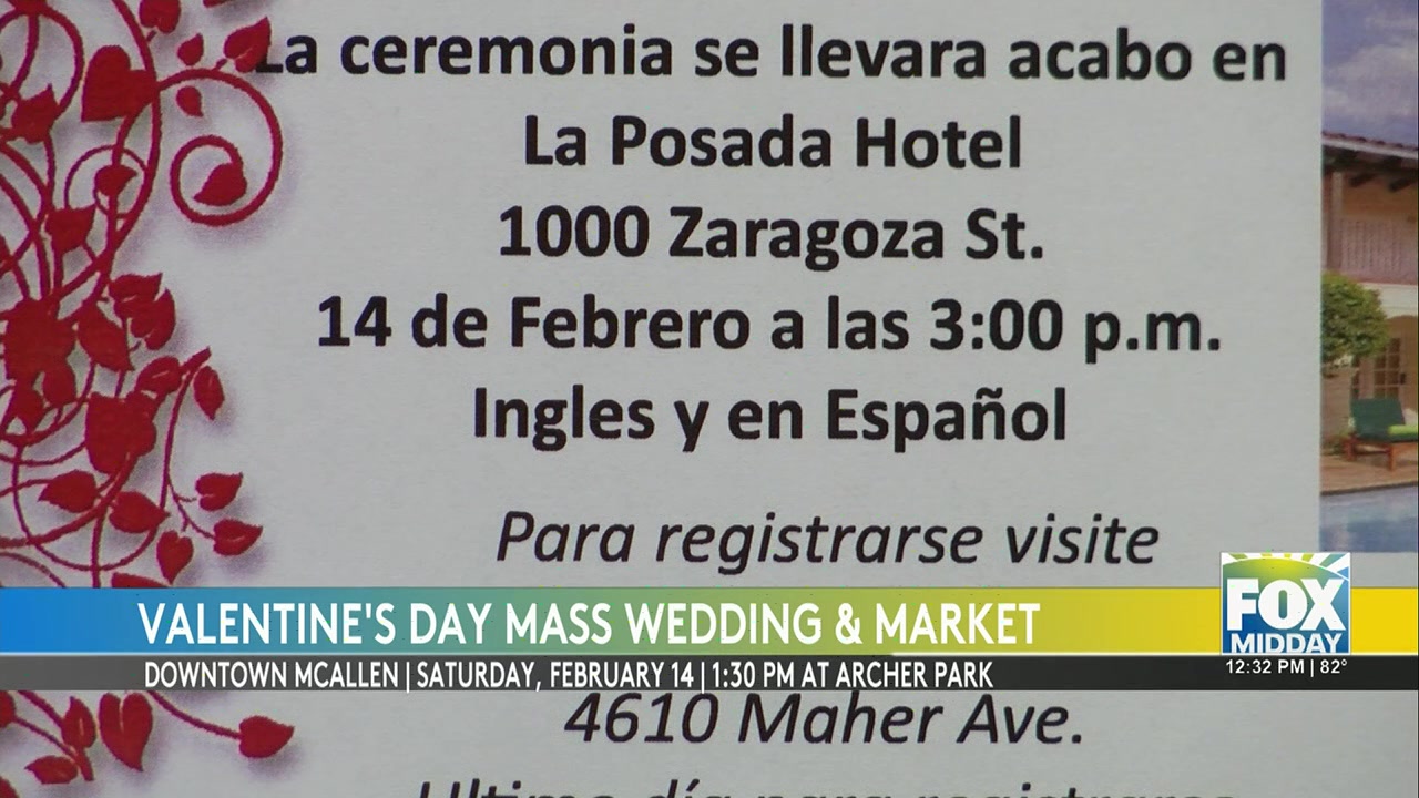 McAllen Set For Valentine’s Day Mass Wedding