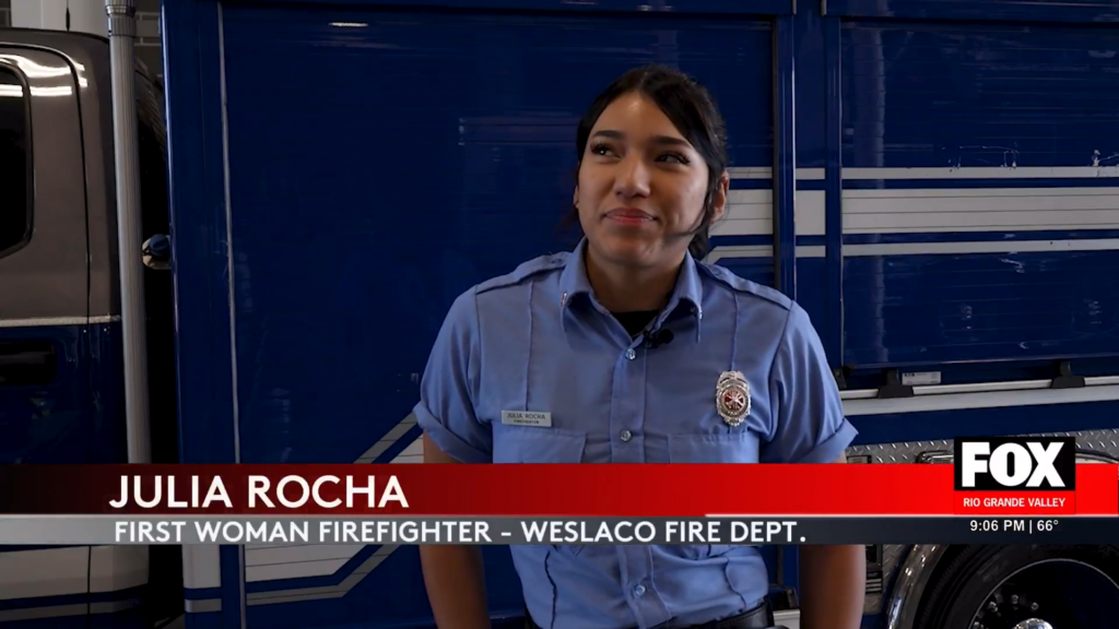 Julia Rocha’s Inspiring Journey: South Texas Welcomes Its First Woman Firefighter