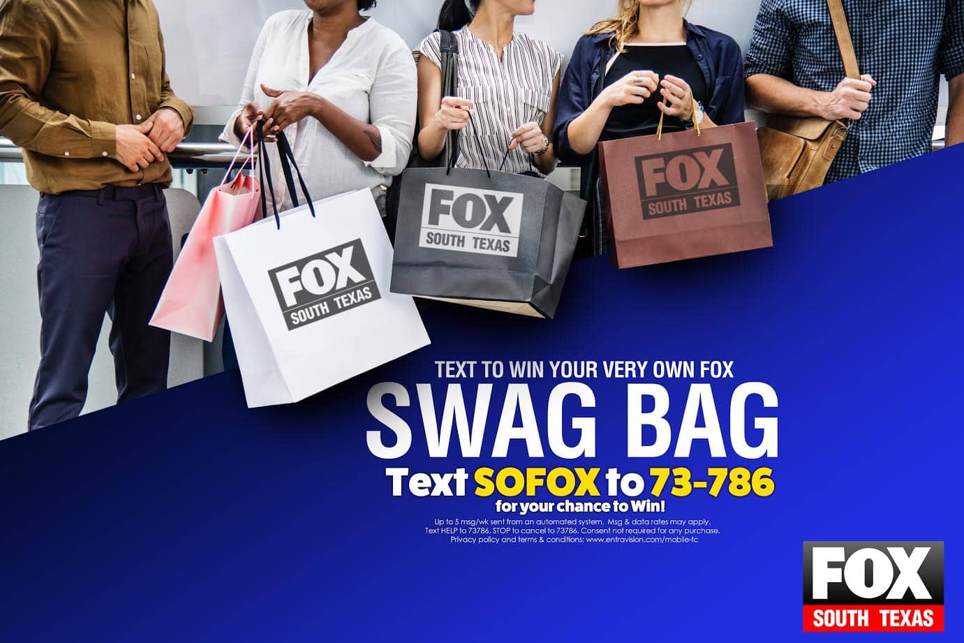Text to win your very own FOX Swag bag full of fun goodies from your favorite shows! To enter, just send the keyword 'sofox' to 73786 and you'll be entered to win!