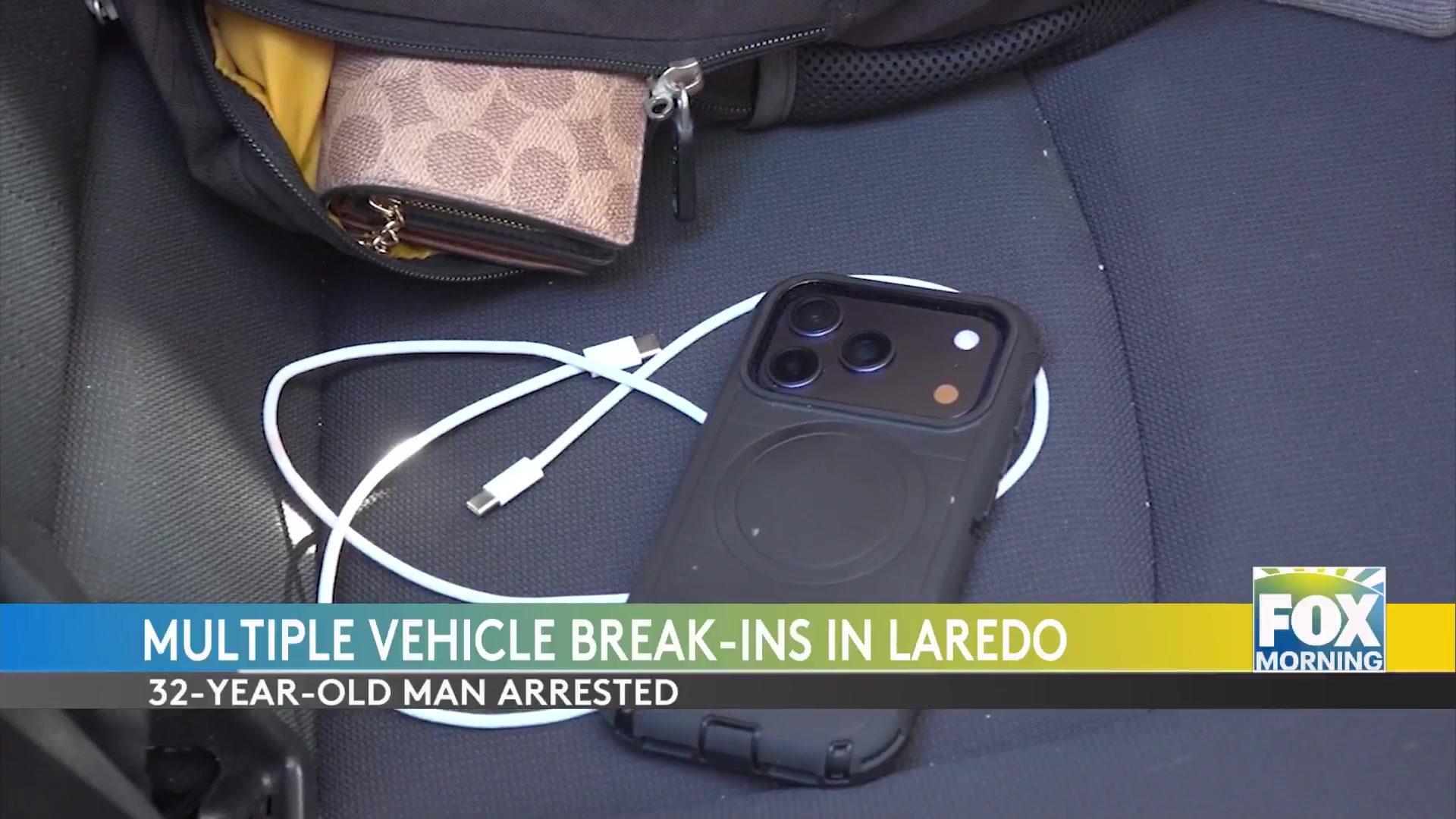 Laredo Crime: Laredo Vehicle Break-Ins Lead To Arrest