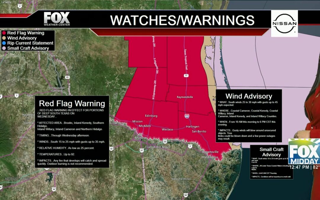 South Texas Weather Forecast: High Winds And Sunshine Ahead