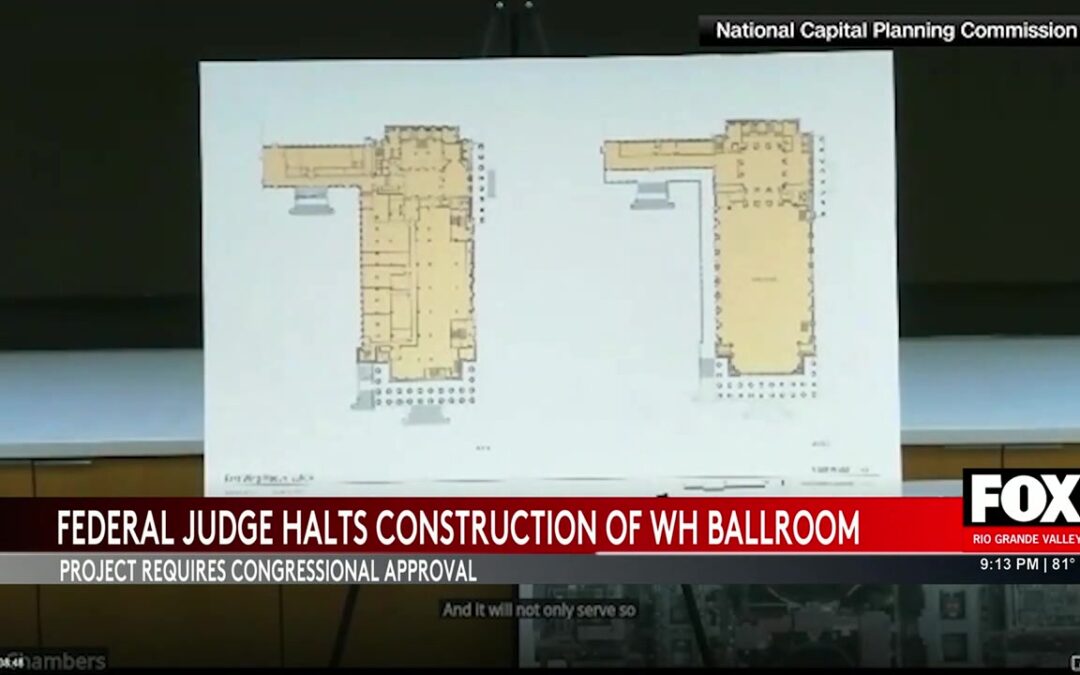 Federal Judge Blocks White House Ballroom Construction