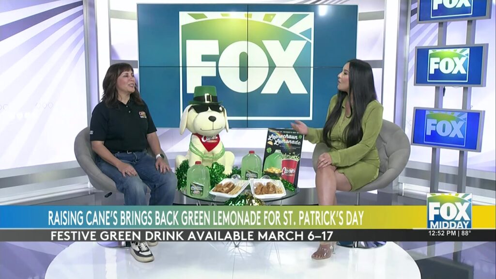 Fundraising Promotion With Raising Cane's For St. Patrick's Day Raising Cane's