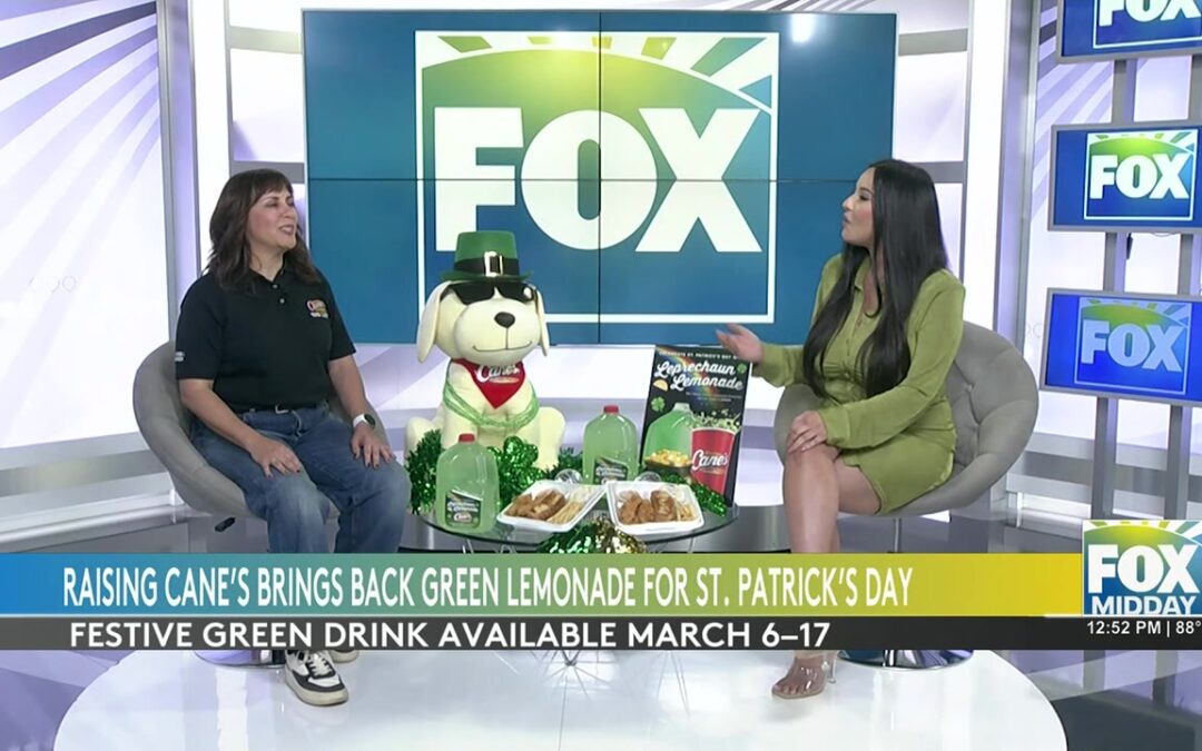 Fundraising Promotion With Raising Cane’s For St. Patrick’s Day