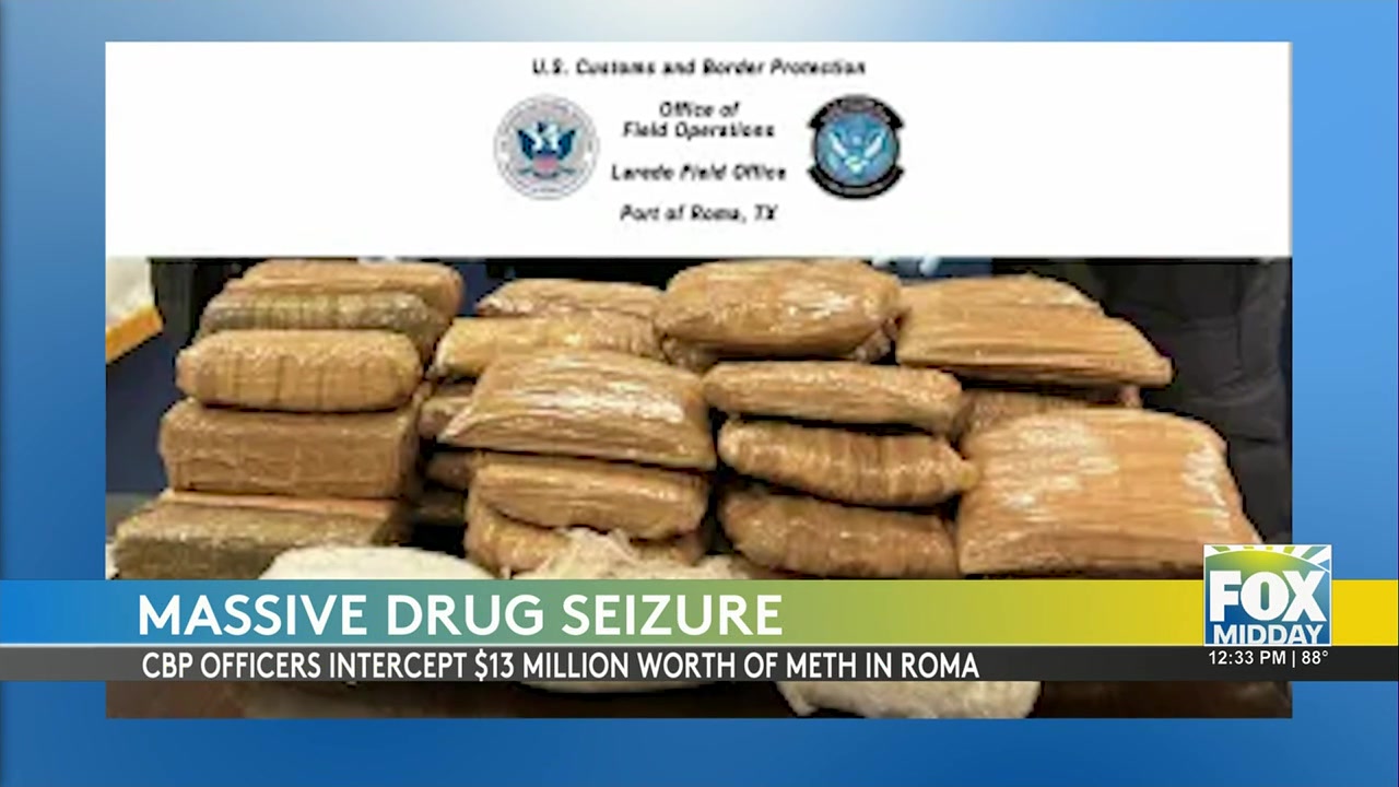 Massive Methamphetamine Seizure At Roma Port Of Entry