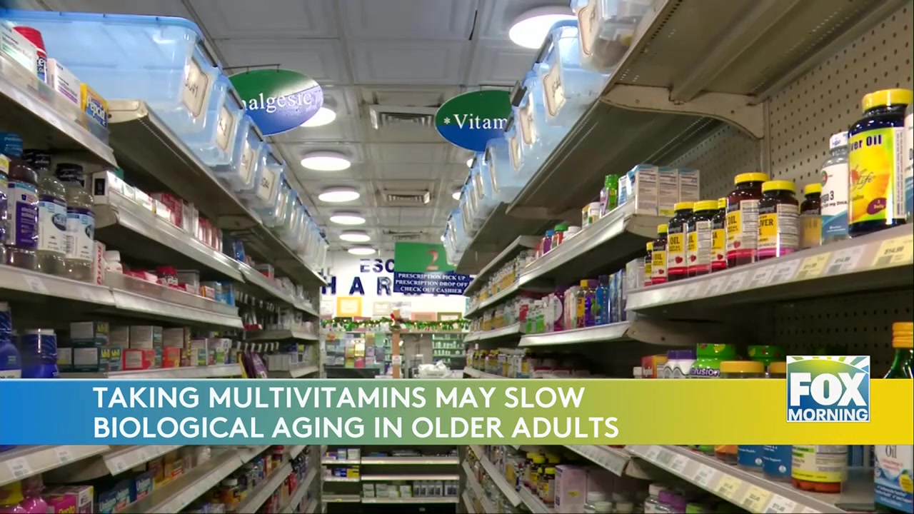 Multivitamins May Slow Biological Aging In Seniors