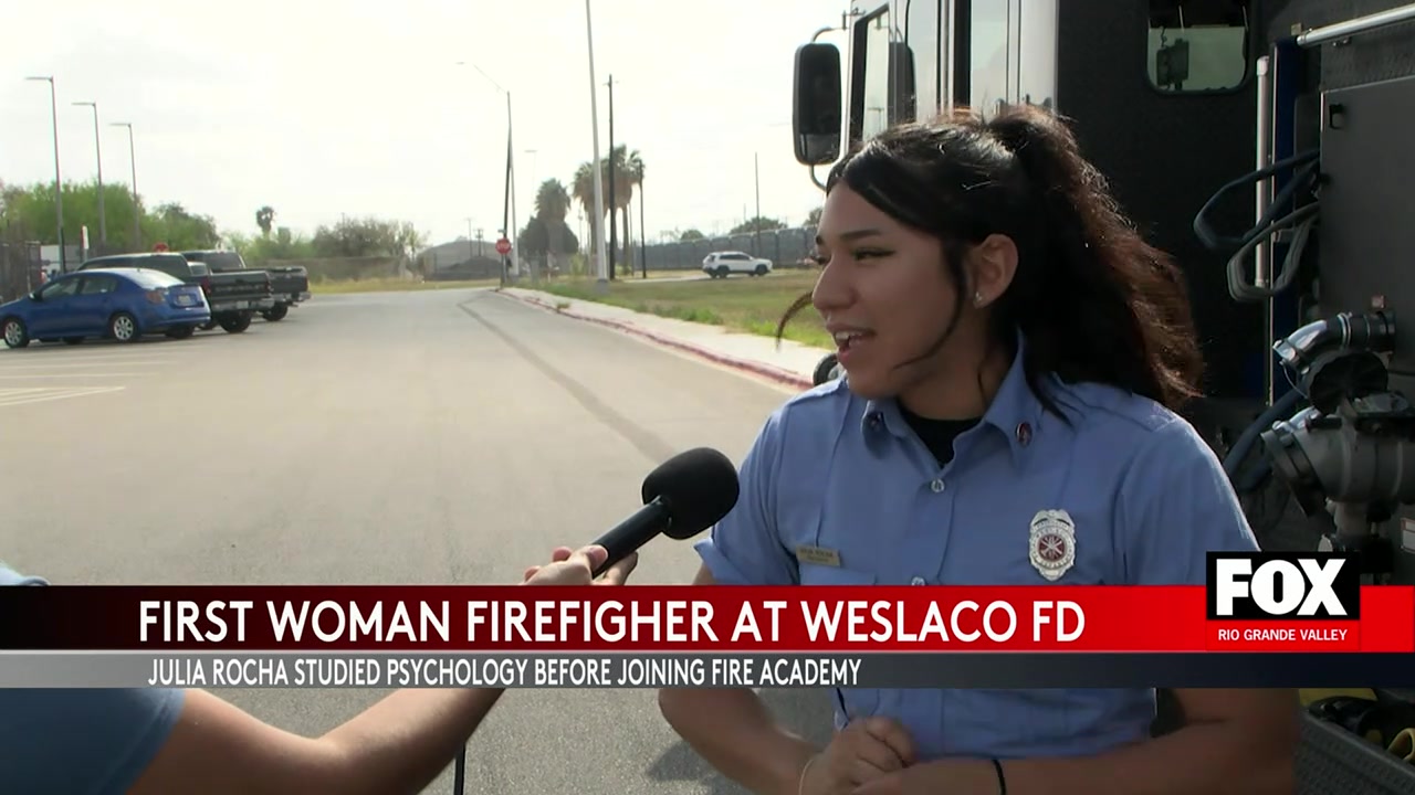 First Female Firefighter Makes History In Weslaco