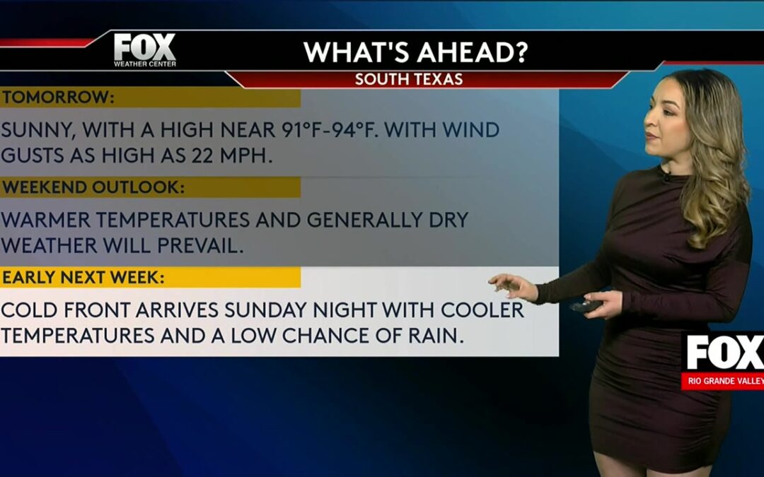 South Texas Weather: Warm Weekend Lies Ahead For South Texas