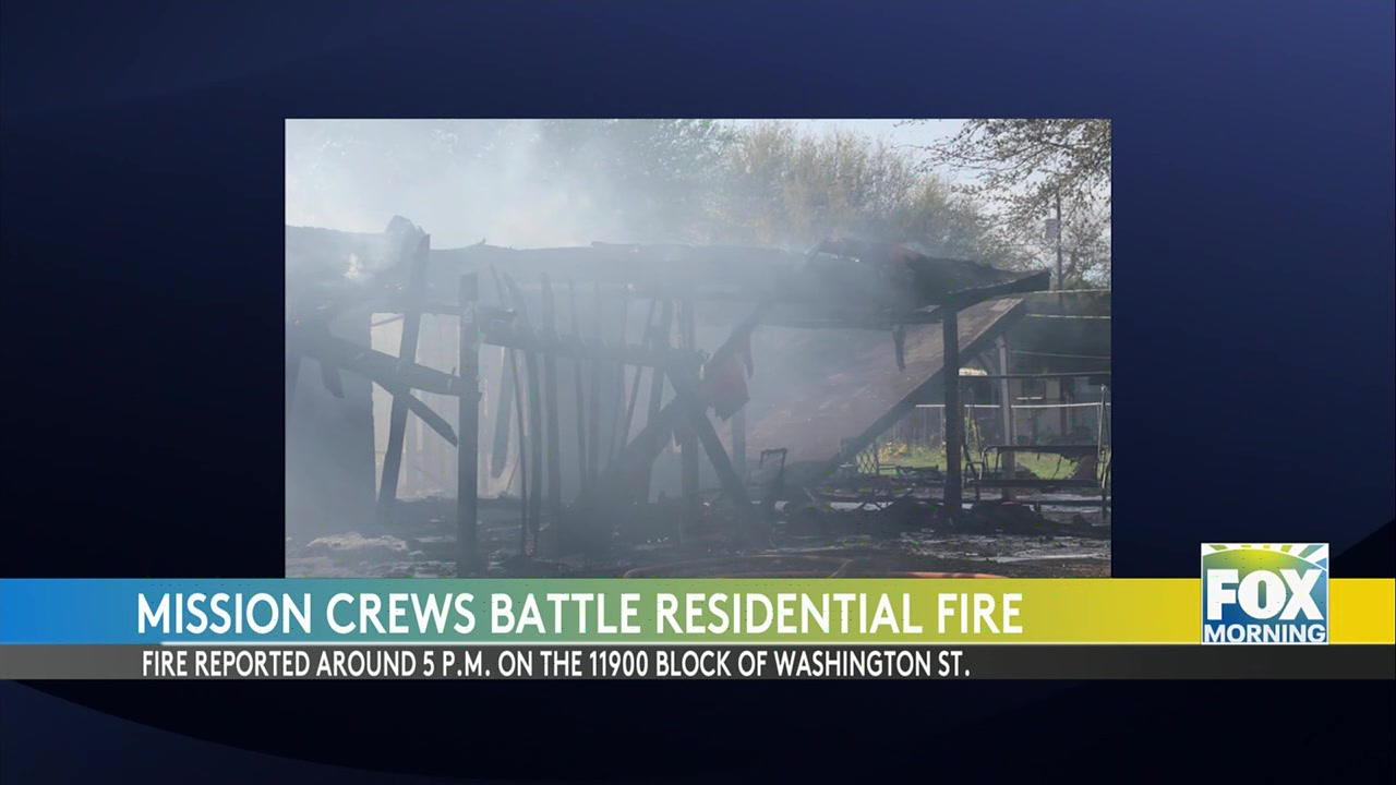 Mission Fire: Fire Destroys Home In Mission, Texas