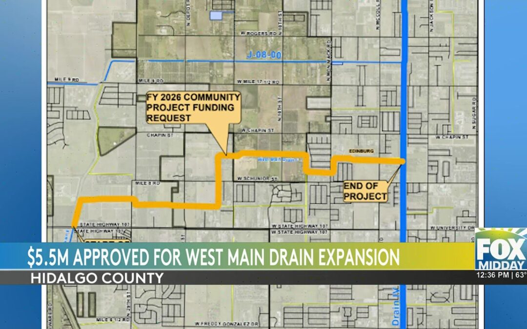 Hidalgo County Secures Drainage Improvement Funds