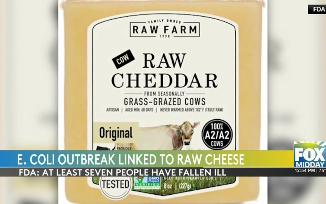 E. Coli Outbreak Linked To Cheddar Cheese Products