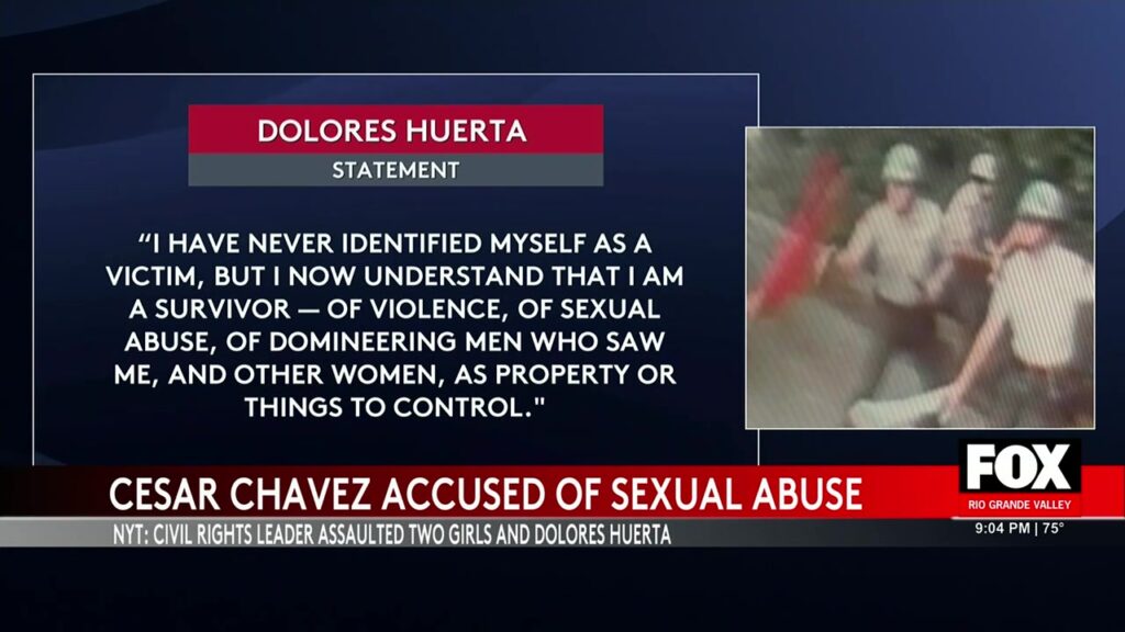 Dolores Huerta Alleges Cesar Chavez Abused His Position Cesar Chavez