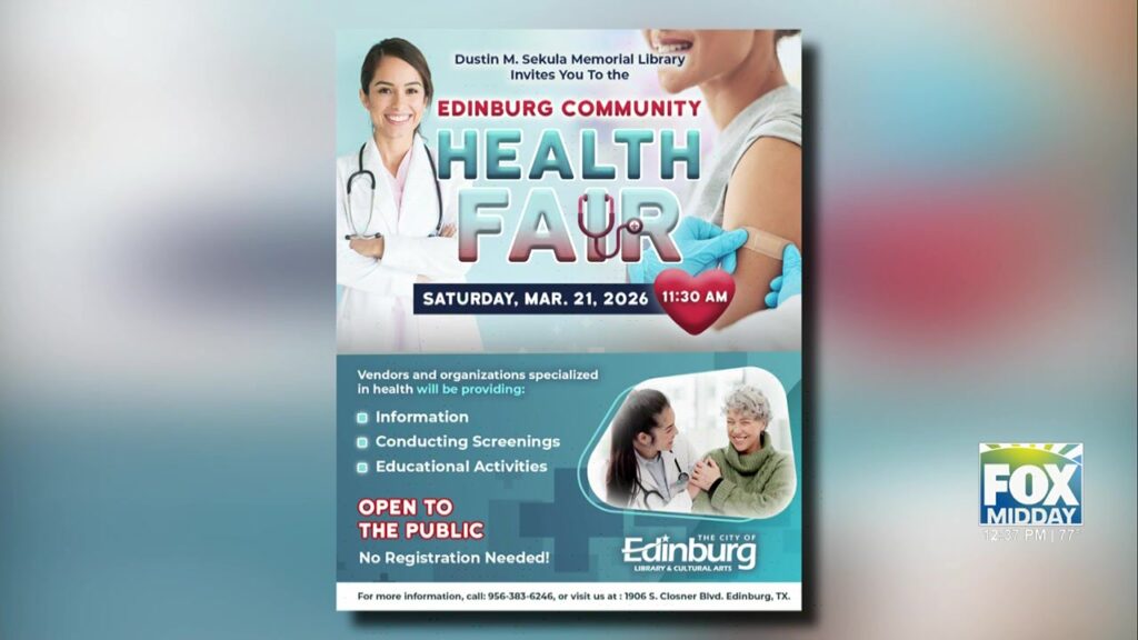 Edinburg Hosts Community Health Fair To Promote Wellness community health fair