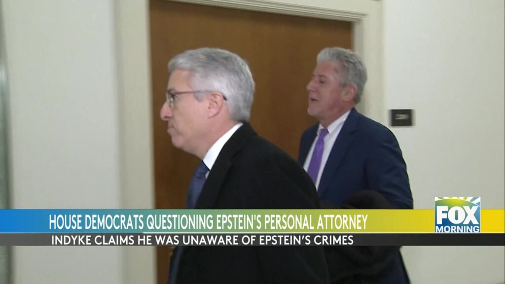 Jeffrey Epstein: House Democrats Question Epstein's Lawyer Jeffrey Epstein
