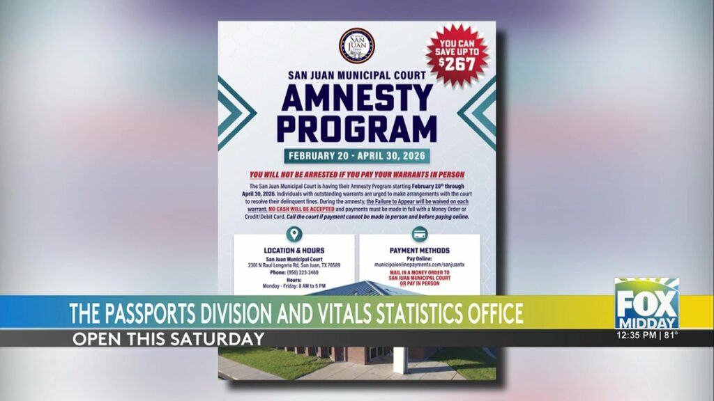 San Juan's Municipal Court Amnesty Initiative court amnesty