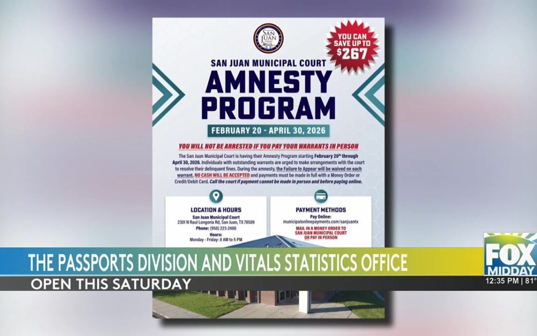 San Juan’s Municipal Court Amnesty Initiative