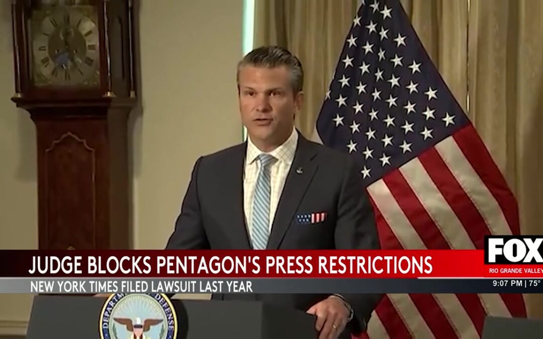 Federal Judge Overturns Pentagon Reporter’s Restriction Policy