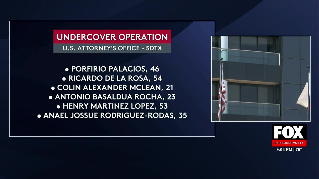 Six Men Arrested In Undercover Child Solicitation Sting | FOX RGV