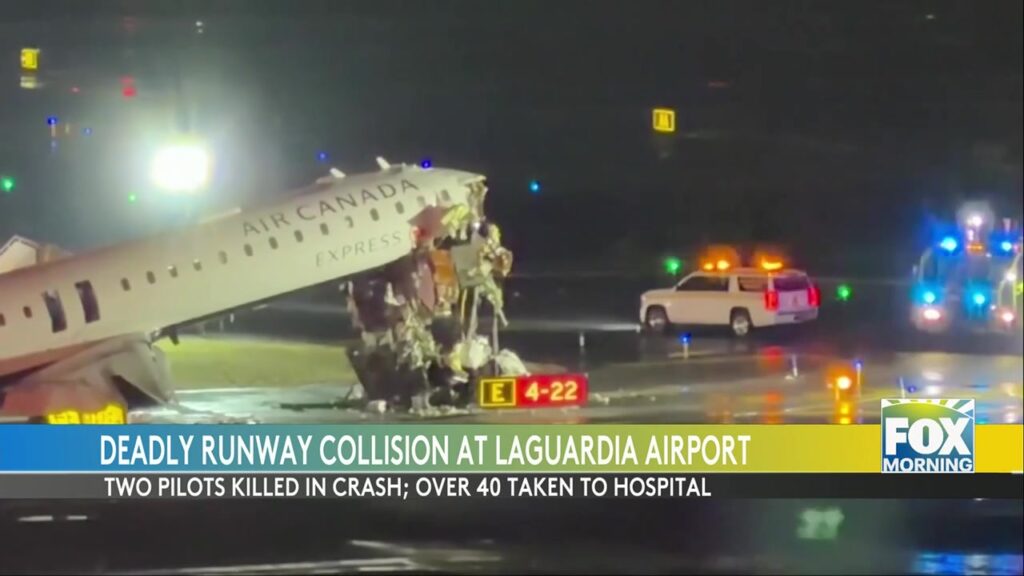 Tragic Air Canada Flight Collision At LaGuardia Air Canada