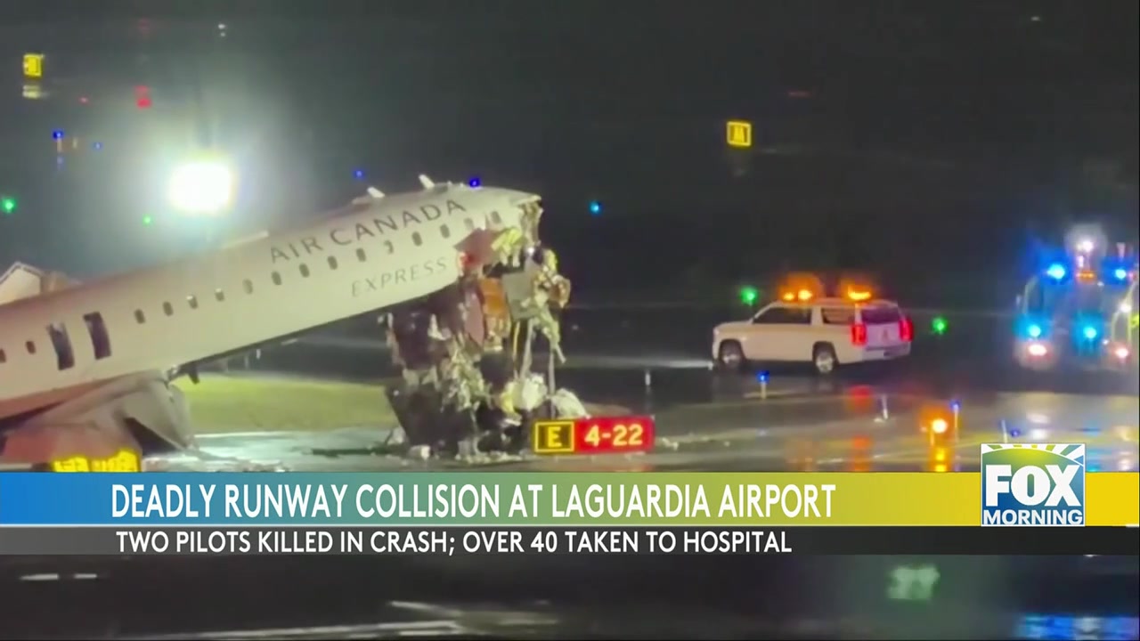 Tragic Air Canada Flight Collision At LaGuardia