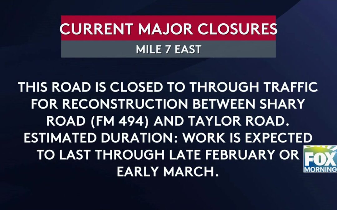 Traffic And Road Conditions Update In South Texas