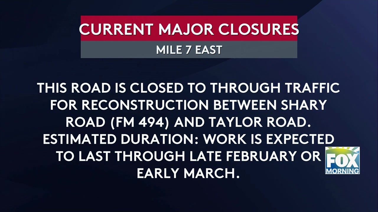 Traffic And Road Conditions Update In South Texas