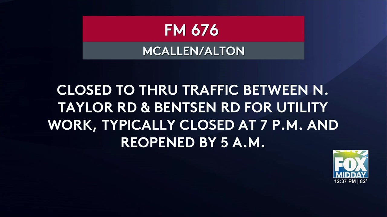 Major Traffic Alert In McAllen