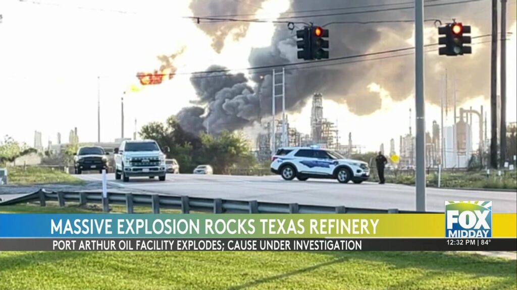 Explosion Rocks Valero Energy Refinery In Port Arthur Port Arthur