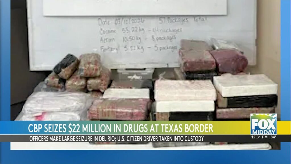 Drug Seizure: Major Drug Bust At Rio Port Of Entry drug seizure