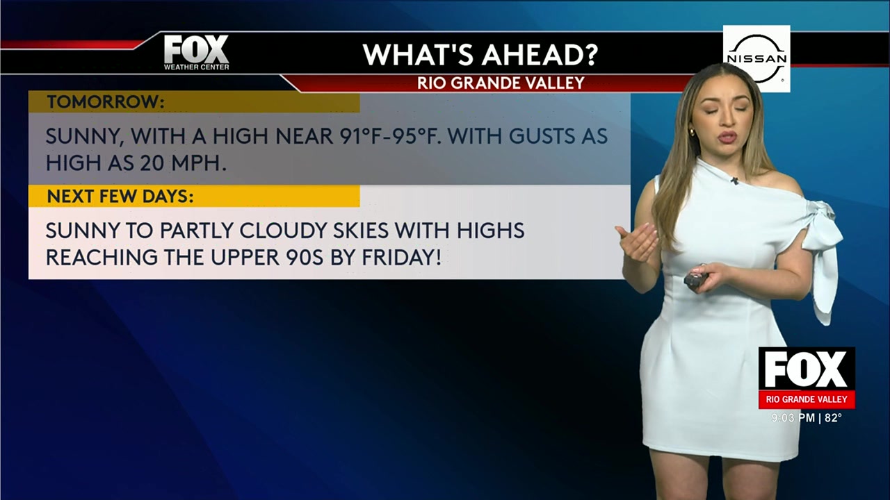 Rio Grande Valley: Valley Weather Forecast: Heat Persists Amid Elevated Fire Risks