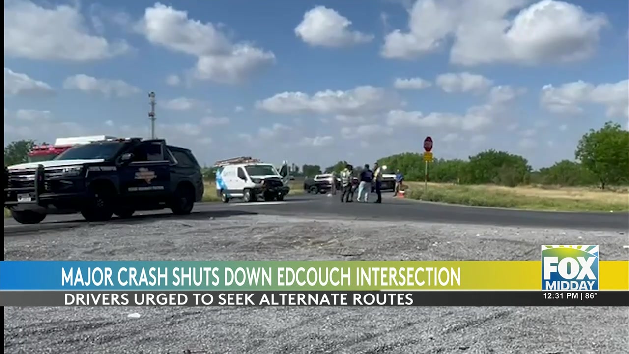 Traffic Chaos In Edcouch Following Major Crash