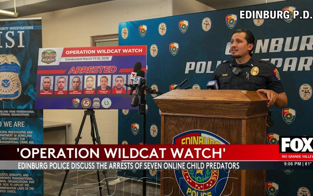 Edinburg Police: Online Child Predators Caught In Edinburg Sting