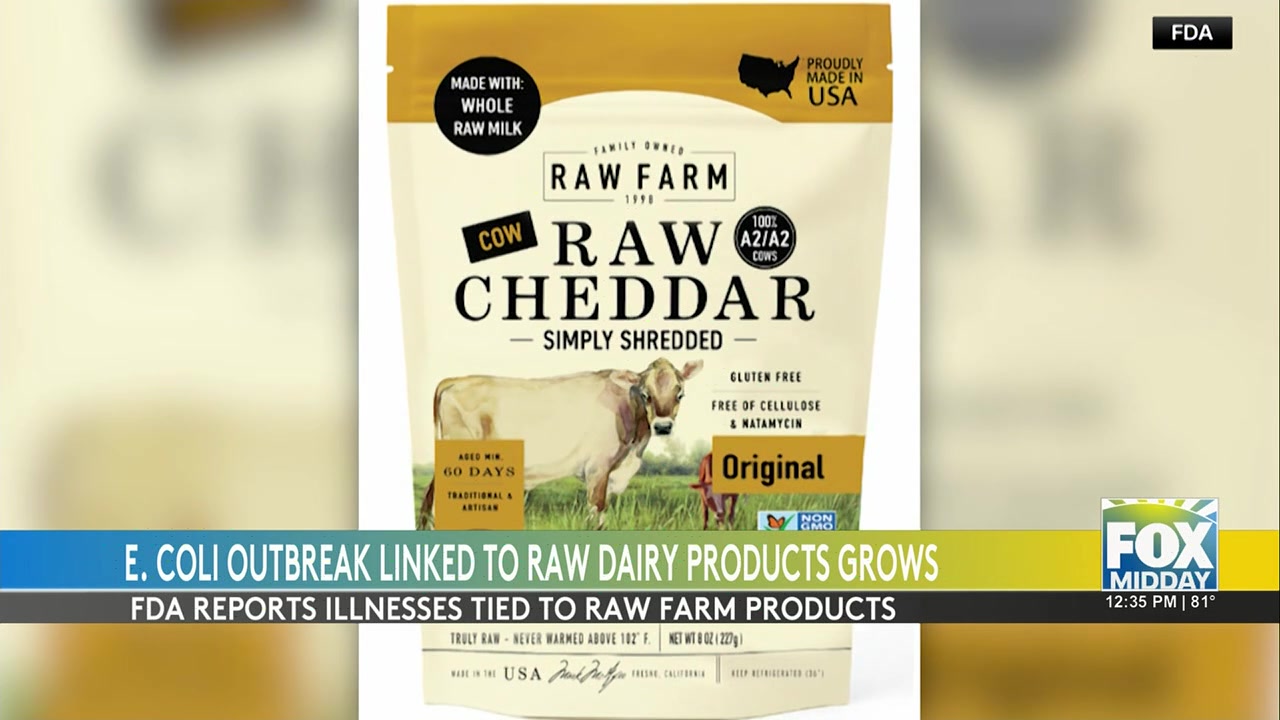 E. Coli Outbreak Linked To Raw Dairy Products Concerns Health Officials