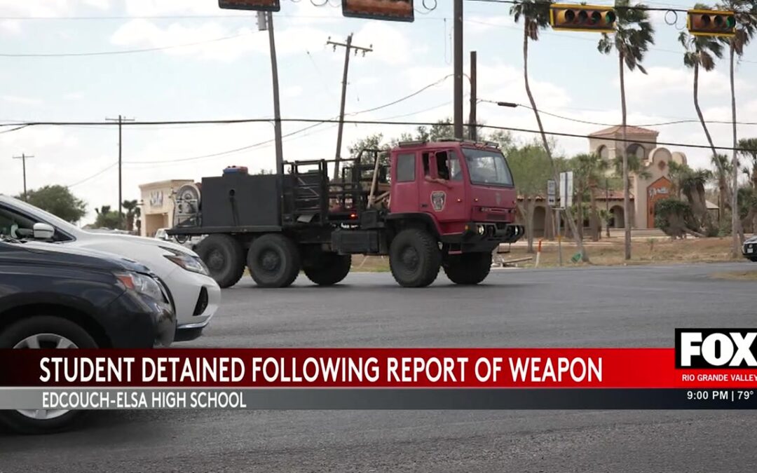 Student Arrested At Edcouch-Elsa High School Following Weapon Report