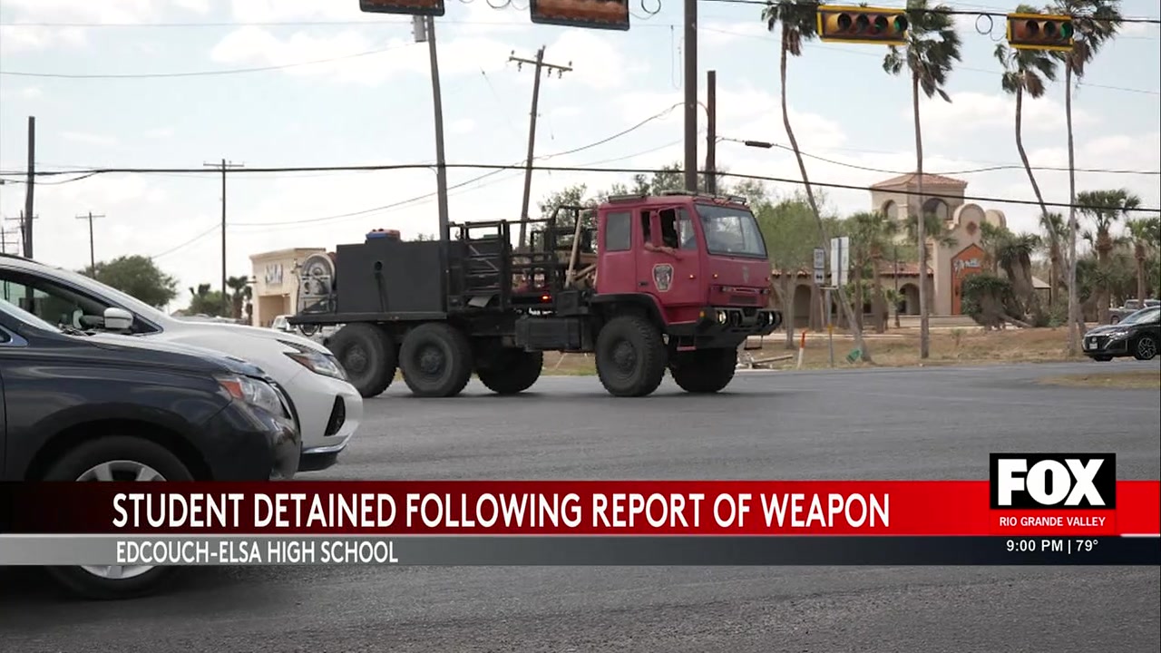Student Arrested At Edcouch-Elsa High School Following Weapon Report