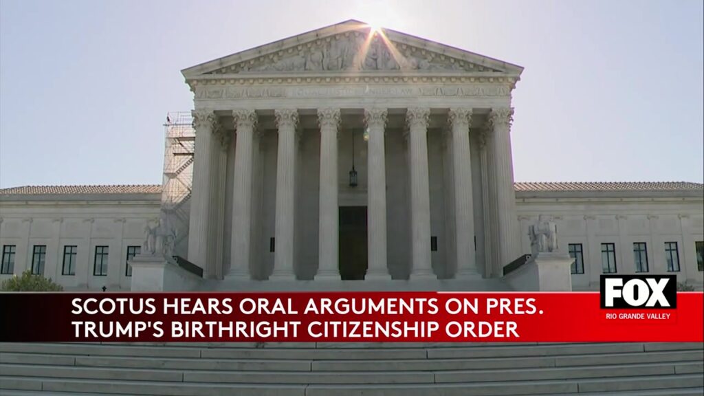 Supreme Court Deliberates On Trump's Birthright Citizenship Order Supreme Court