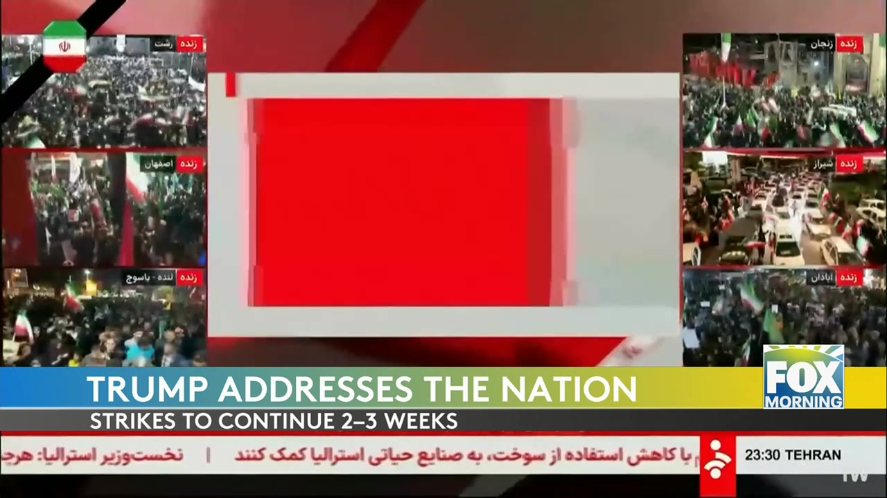 President Trump Addresses Nation On Iran Strikes