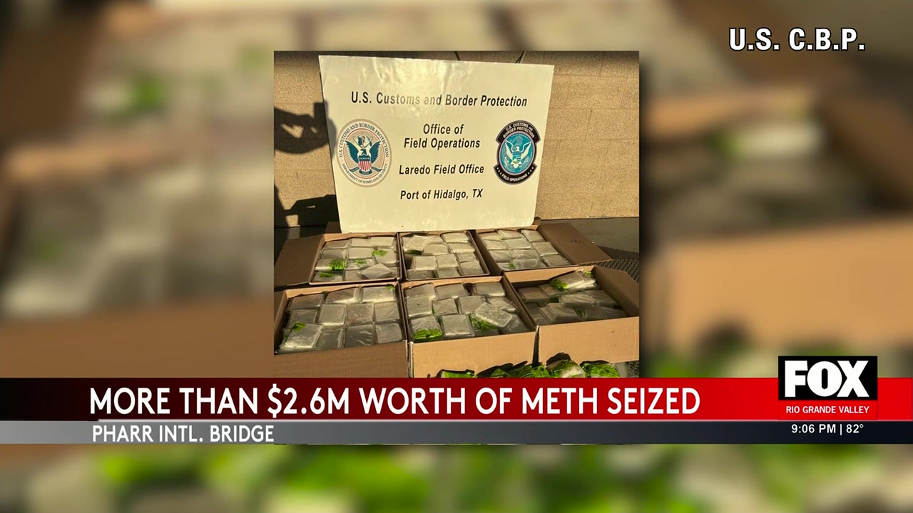 Massive Meth Bust At Pharr International Bridge