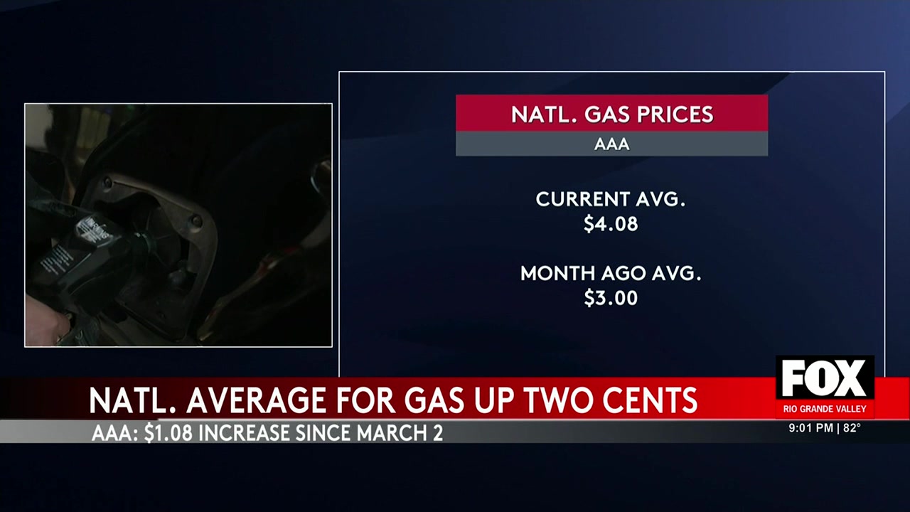 Gas Prices Rise Ahead Of Easter Holiday