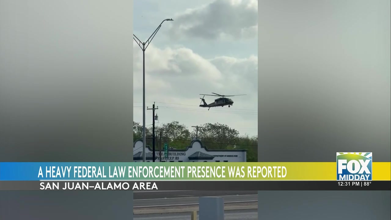 Federal Agents Conduct Operations In San Juan Alamo