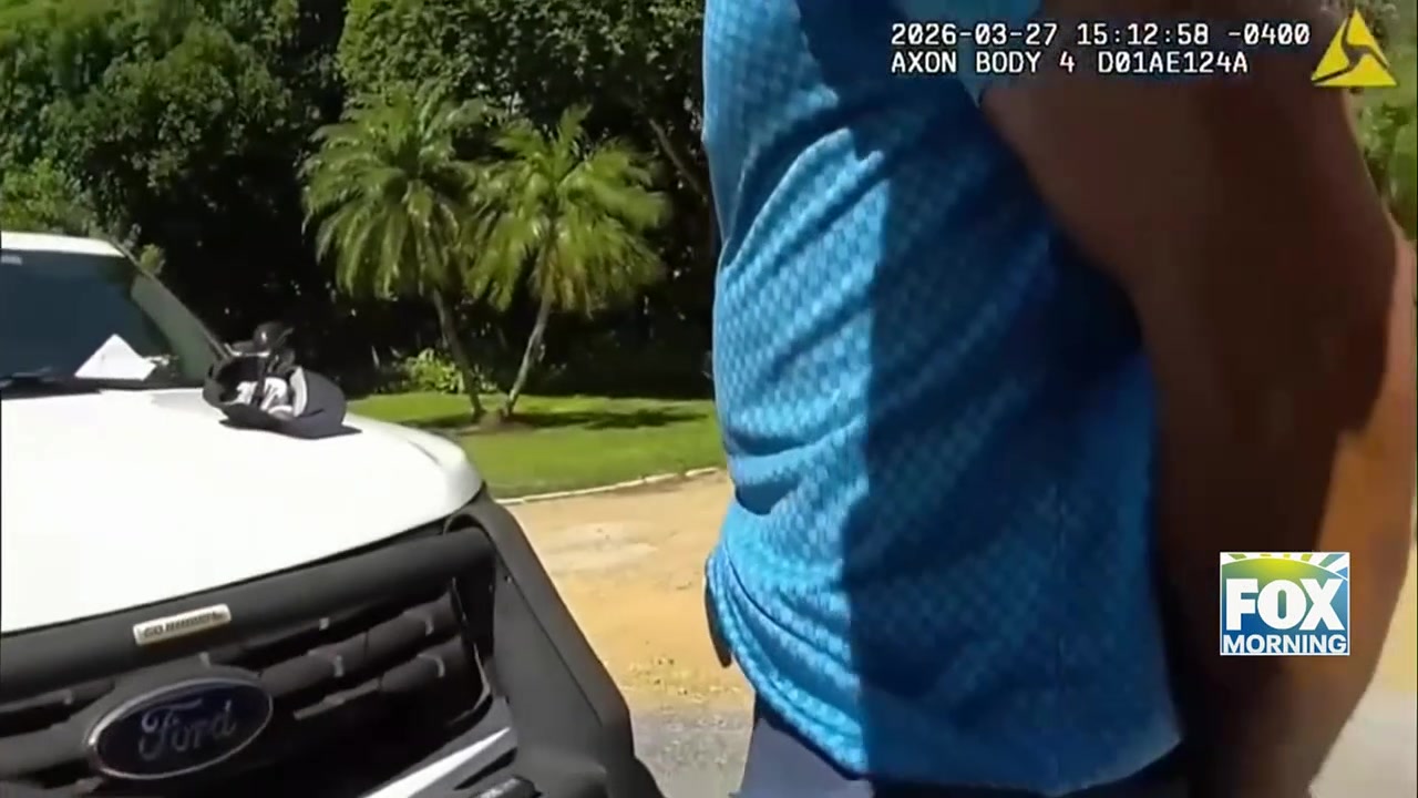 Tiger Woods Arrested For DUI: New Body Cam Footage Released