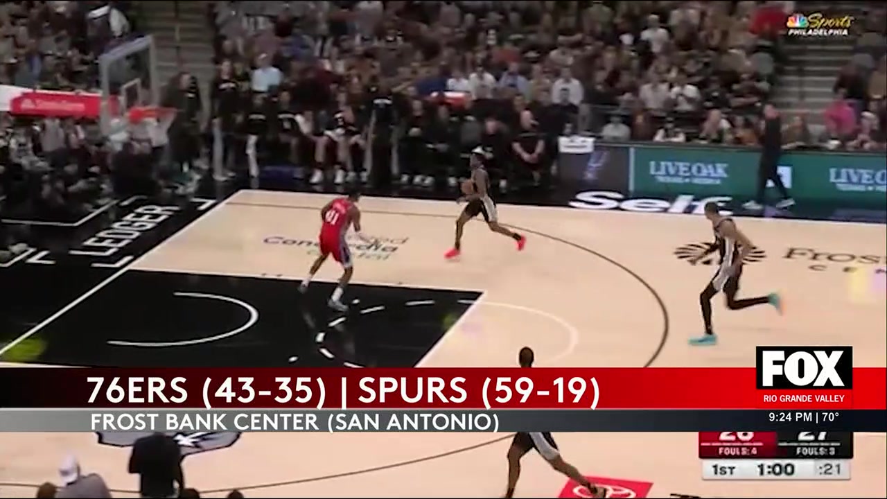 Spurs Triumph Despite Stellar Performance By Joel Embiid