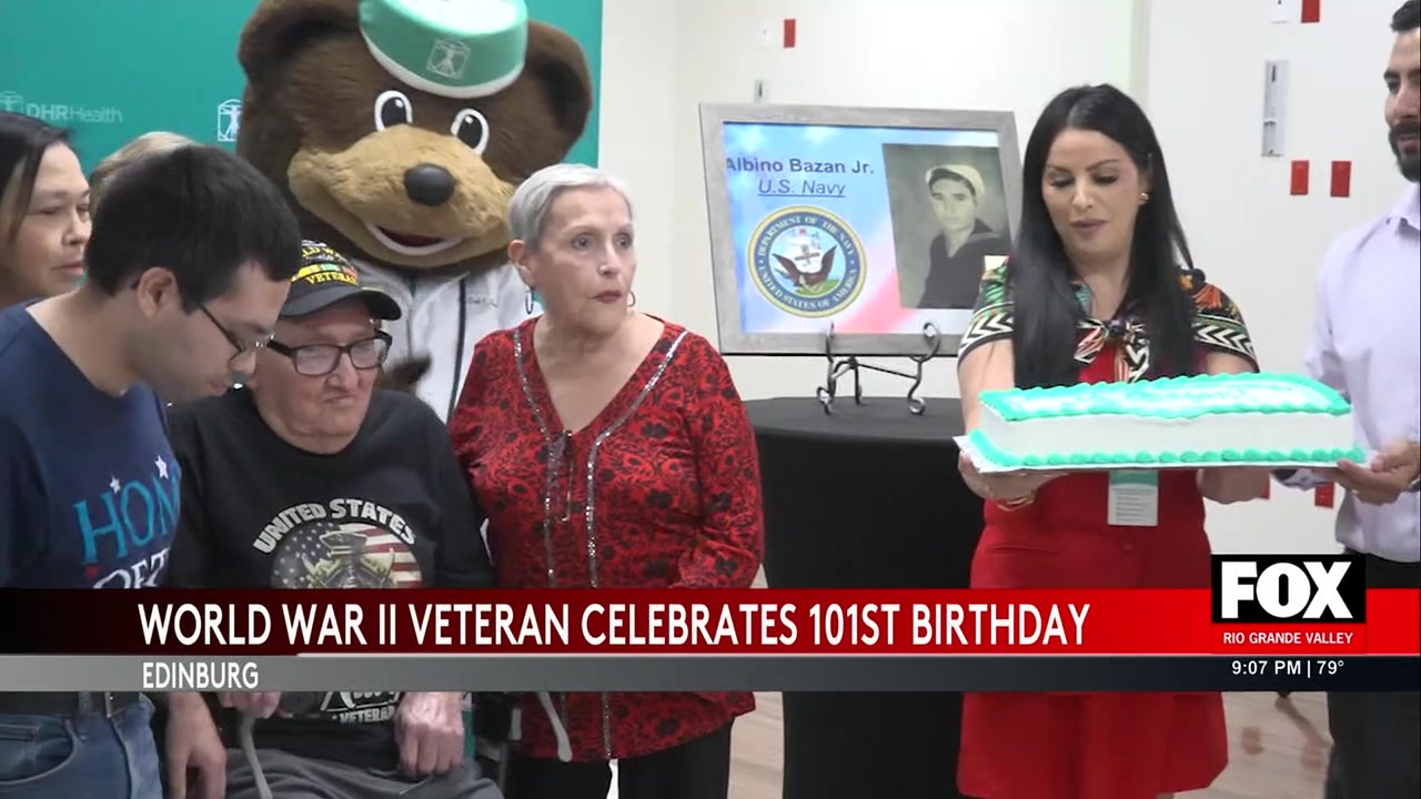 Longtime WWII Veteran Celebrates 101st Birthday