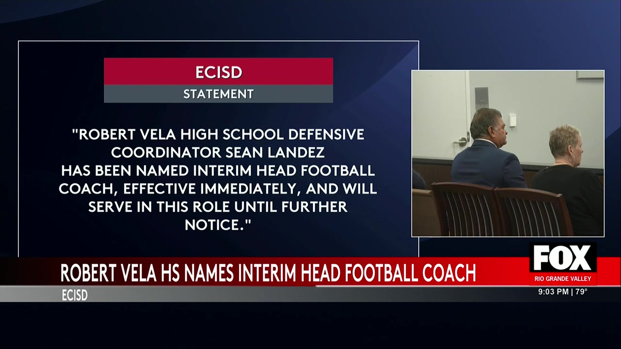 Robert Vela High School: Sean Landes Appointed Interim Head Coach Amid Controversy