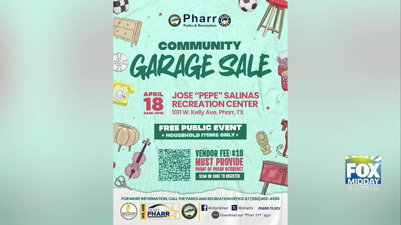 Community Garage Sale Anticipated To Energize Pharr Residents