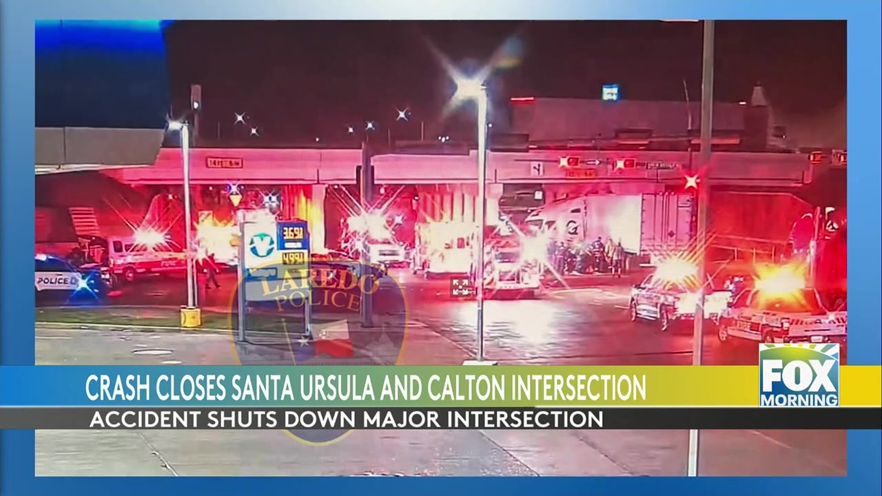 Laredo Crash: Laredo Intersection Shutdown Due To Crash
