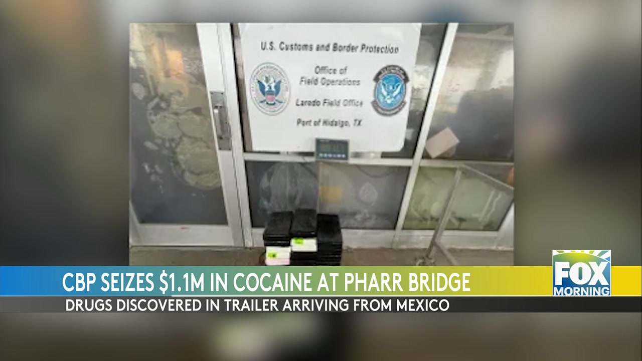 Over $1.1 Million In Cocaine Seized At Pharr International Bridge ...